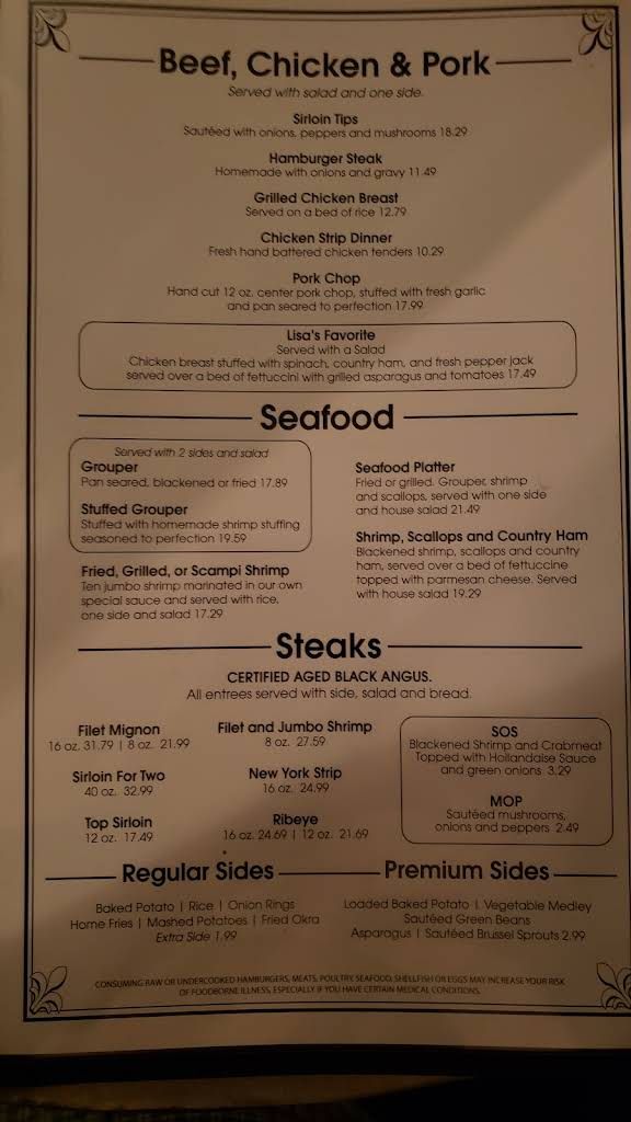 Luke's Pub & Steakhouse Menu 7